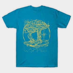 Trees of Life (Light Lineart) T-Shirt